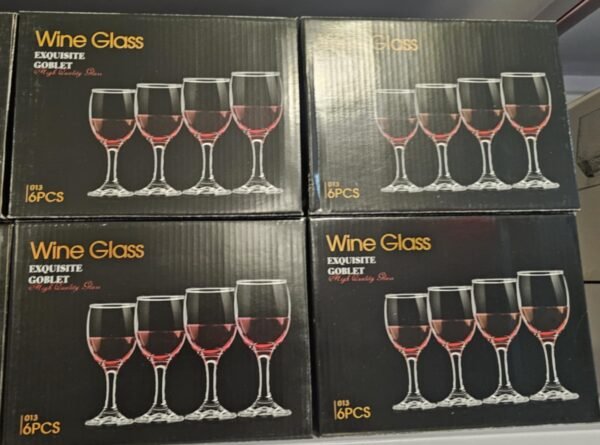 BOITE DE 6VERRES WINE GLASS