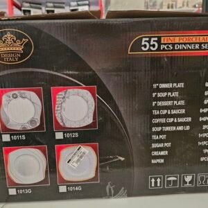 SERIE DE TABLE 55PCS PORCELAINE