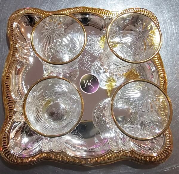 plateau +6 verres thé – Image 2
