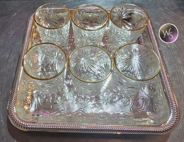 plateau +6 verres thé – Image 5