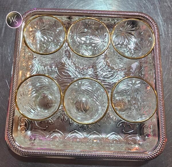 plateau +6 verres thé – Image 3