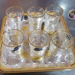 plateau +6 verres thé