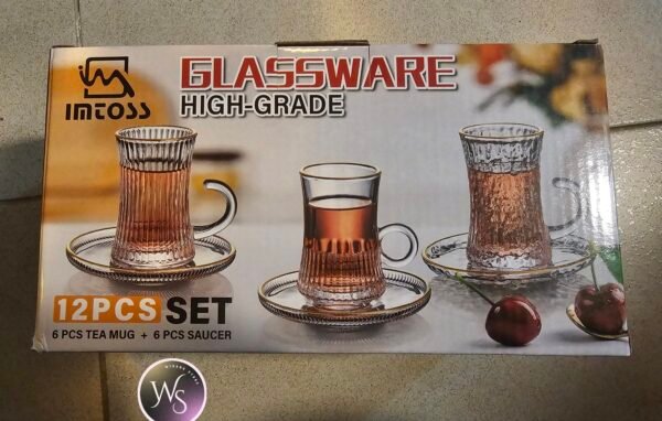 Coffret de 6 verres thé
