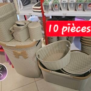 Pack Rotin 10 pièces  Grège