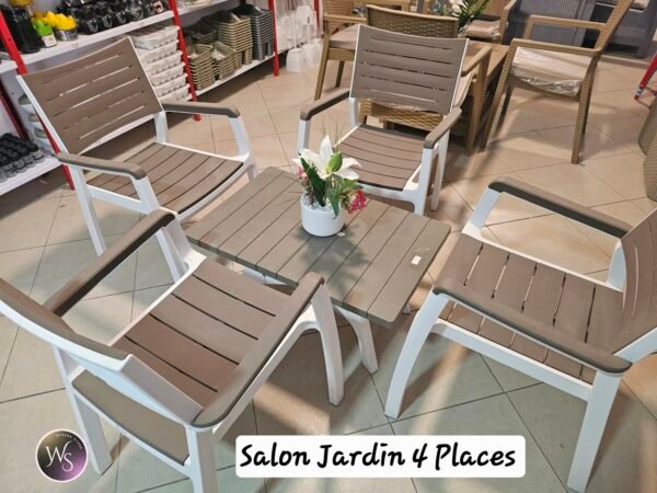 Salon Jardin 4 Places