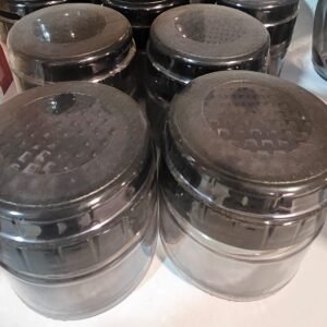 Pot de perles noires de 300 ml