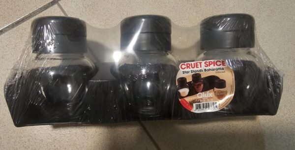 Lot de 3 pots à épices 210ml