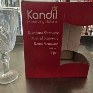 Lot de 6 verres à pied