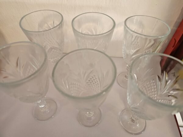 Lot de 6 verres à pied – Image 5