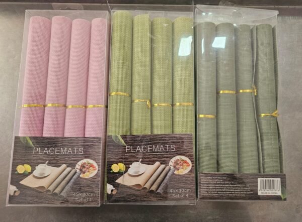 Lot de 4 nappes sous Plat