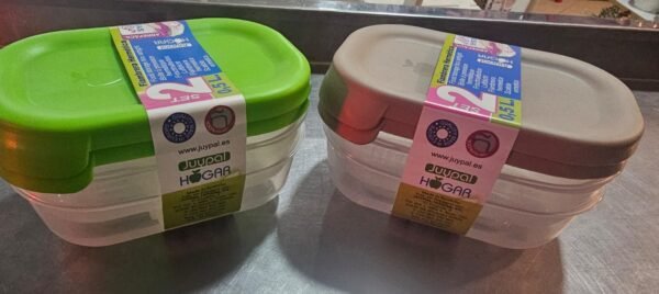 Lot de 2 boîtes de conservation